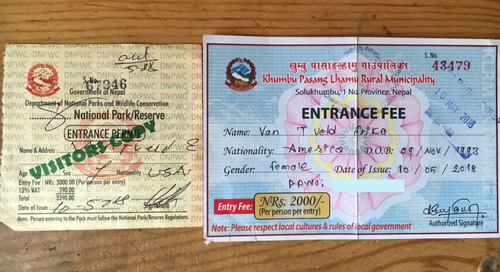 Permits for trekking in Khumbu region, Everest region trekking. Ultimate Guide to Everest Base Camp Trek, Three Passes Trek, Nepal Trekking