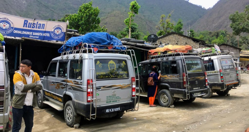 Jeep to Trek, Everest region trekking. Ultimate Guide to Everest Base Camp Trek, Three Passes Trek, Nepal Trekkingon the way back too!)