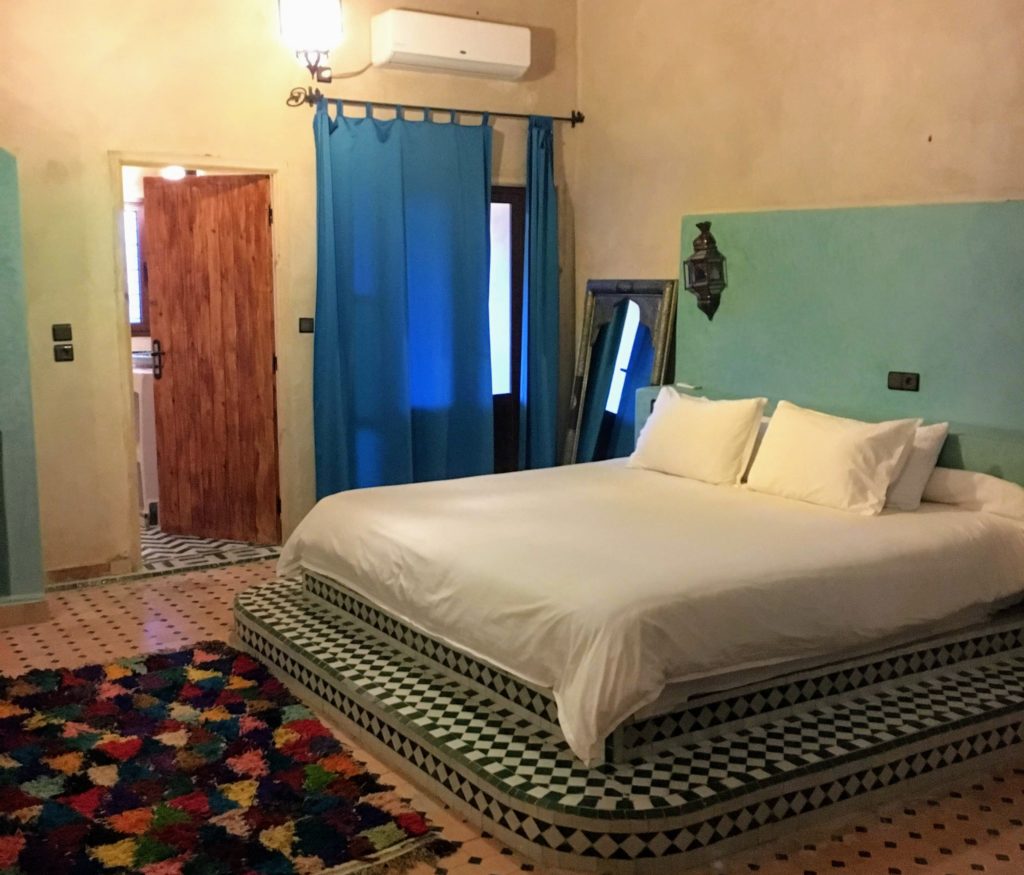 Accommodation in Merzouga before the camel ride into the desert, Morocco 2016
