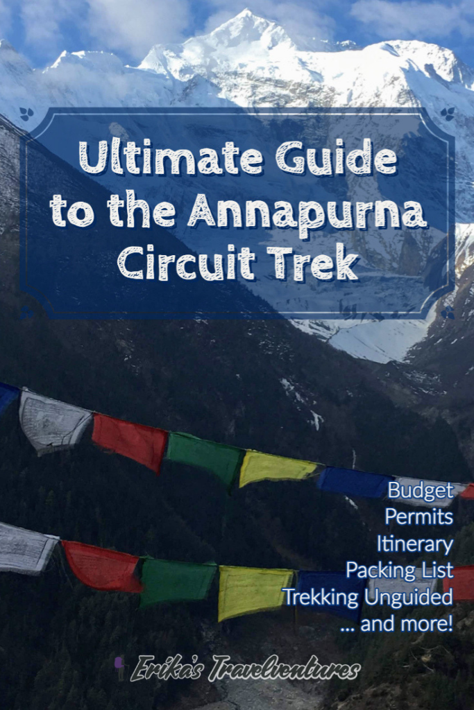 Ultimate Guide to the Annapurna Circuit trek Nepal Pinterest Pin It