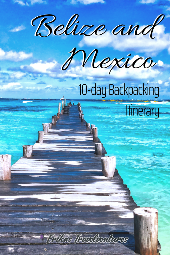 10-day backpacking Itinerary Belize City, Belize to Cancun, Mexico. Caye Caulker, Corozal, Tulum, Valladolid, and Cancun. Go snorkeling with nurse sharks, explore Mayan ruins, and eat amazing local food between Belize and Mexico!