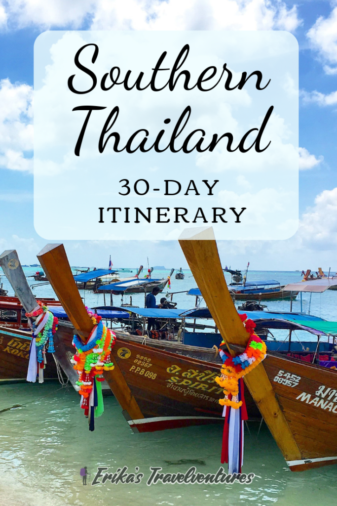 30-day itinerary backpacking south Thailand 2