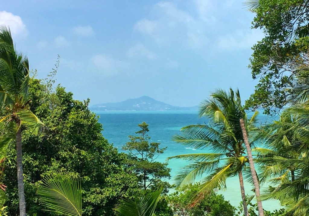 View of the beach on Koh Samui island, Thailand