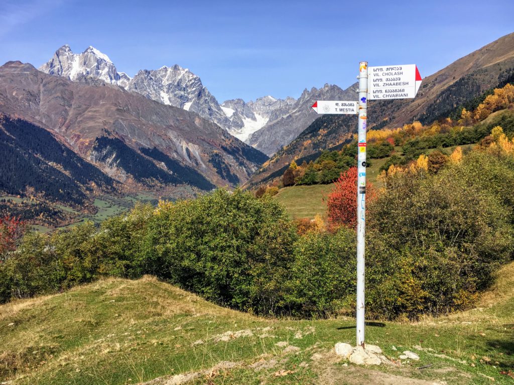 Mestia to Ushguli trek in Svaneti, Georgia