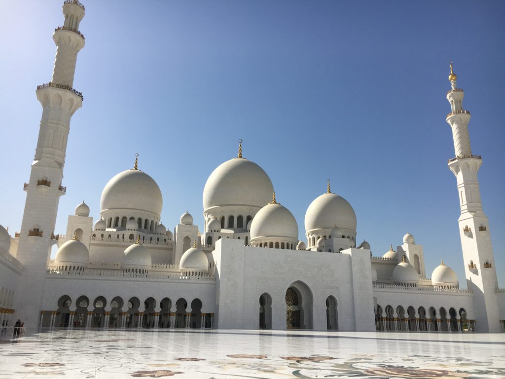 Sheik Zayed Grand Mosque in Abu Dhabi