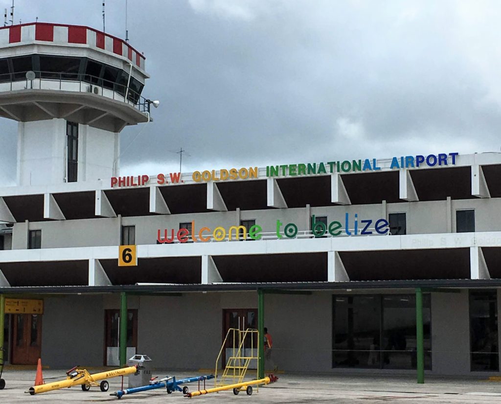 Belize City Airport, Belize to Mexico itinerary