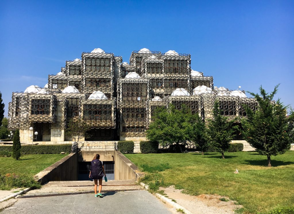 National library of Kosovo in Pristina