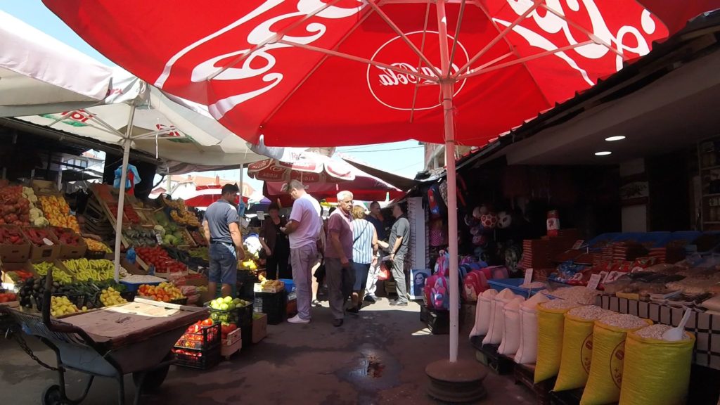 Pristina Bazaar in Kosovo