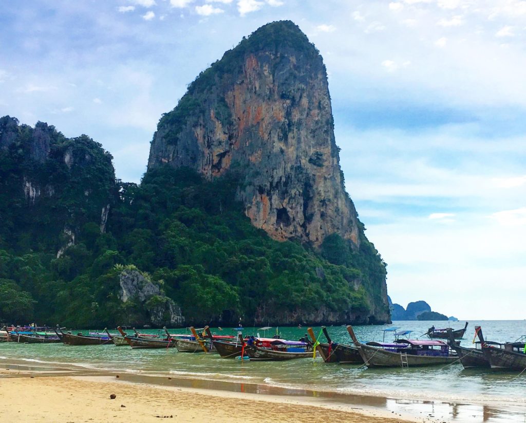 Thailand island Railay Beach, Ao Nang beach