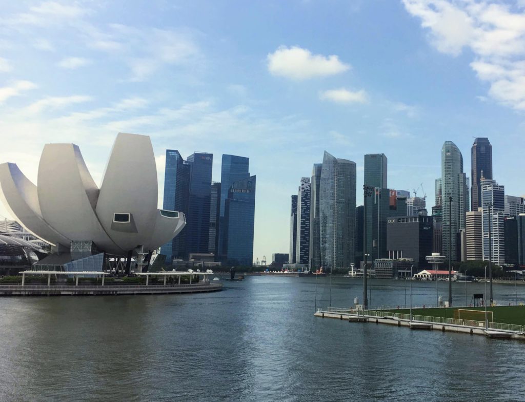 Singapore marina bay view