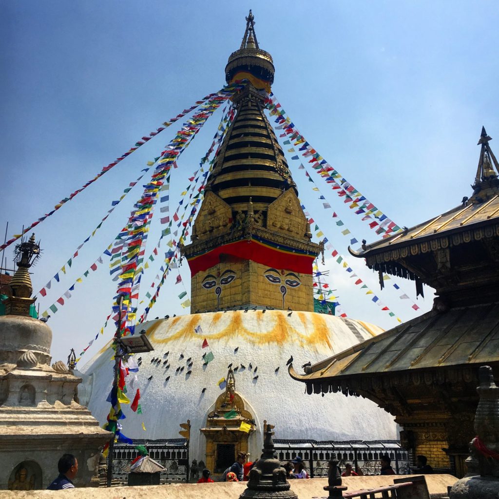 Kathmandu monkey temple viewpoint, Nepal