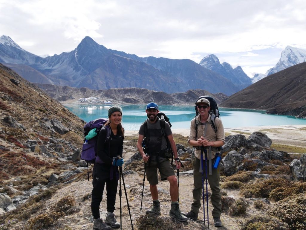 Gokyo Lake in the Everest Region, trekking in Nepal, Three Passes Trek and Everest Base Camp in Nepal