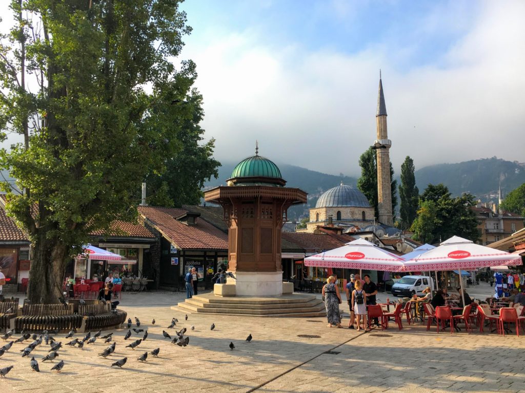 Sarajevo fountain architecture Bosnia & Herzegovina itinerary