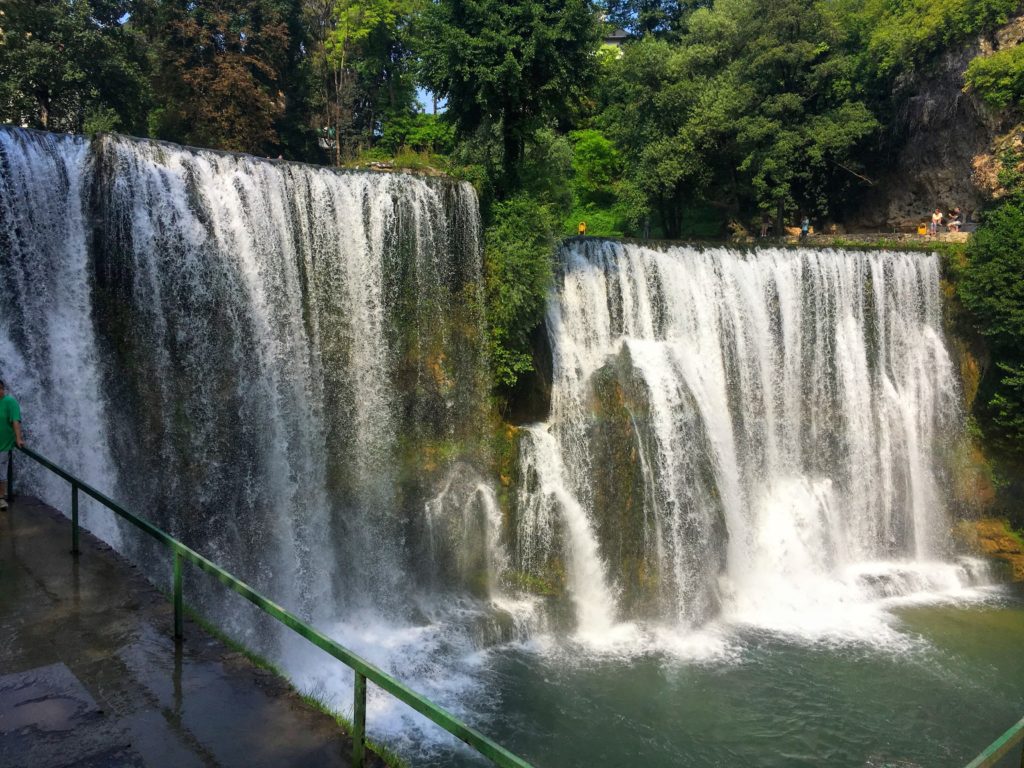 Jajce Plive waterfall Bosnia and Herzegovina itinerary