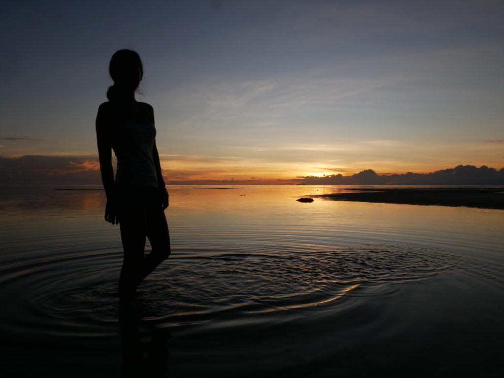 Sunset on Siquijor island, Philippines