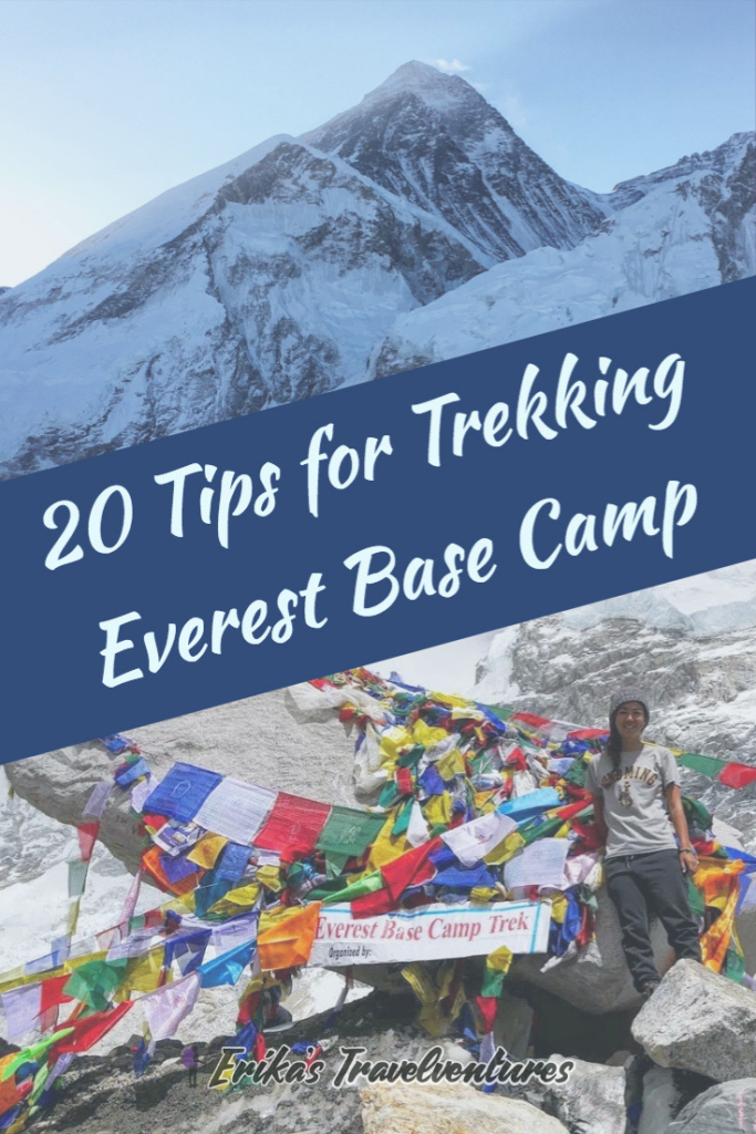 20 Things to know before trekking Everest Base Camp, EBC Tips, Nepal Pinterest Pin It