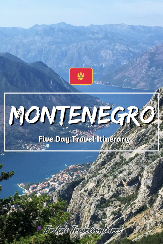 montenegro travel itinerary 5 days