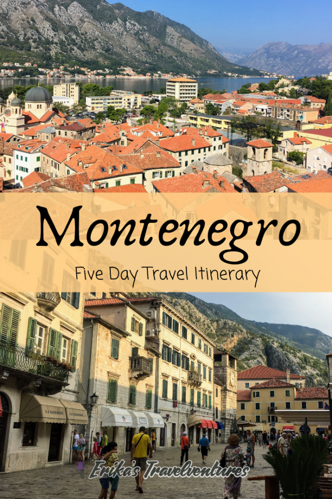 Five Days in Montenegro Itinerary Pinterest Pin It