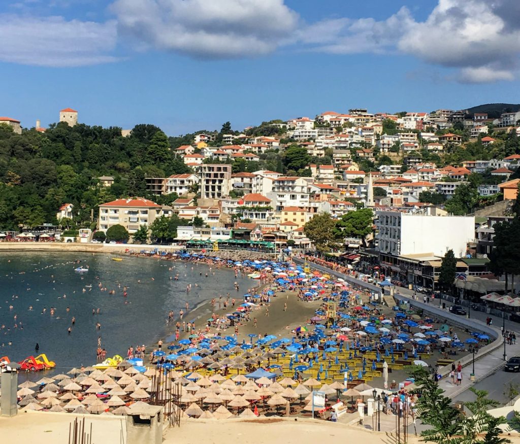 Ulcinj Montenegro Beach view