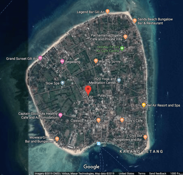 Gili Air Map, things to do on Gili Air, where to stay on GIli Air, Gili Air accommodation, Gili Air parties, Gili Air nightlife, Bali to Gili Air, Gili Air travel guide, Gili Air blog