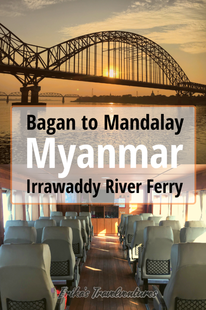 Taking the Boat from Bagan to Mandalay, Myanmar