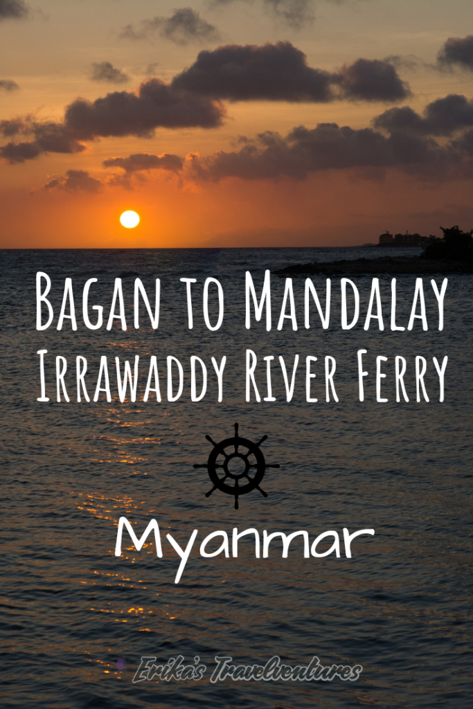 Taking the Boat from Bagan to Mandalay, Myanmar