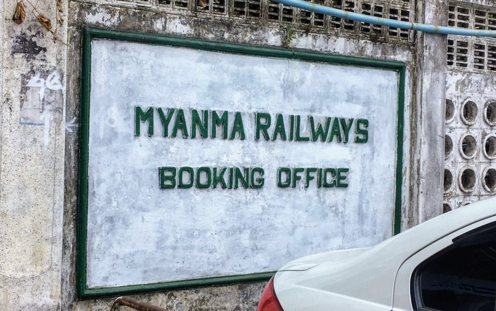 Overnight train tickets from Yangon to Bagan office in Myanmar