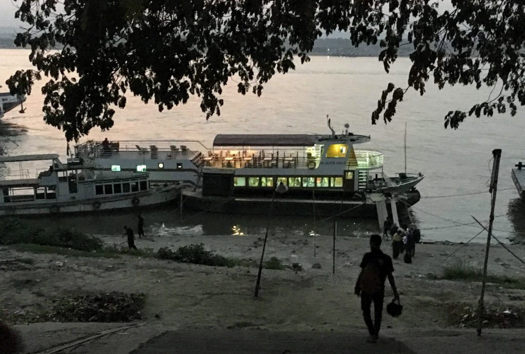 RV Panorama Mandalay Port, Bagan to Mandalay ferry in Myanmar