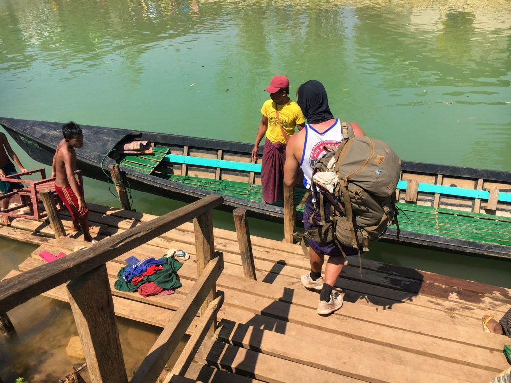 Hiring a Boat to Nyaung Shwe, Kalaw to Inle Lake trekking unguided Myanmar without a guide