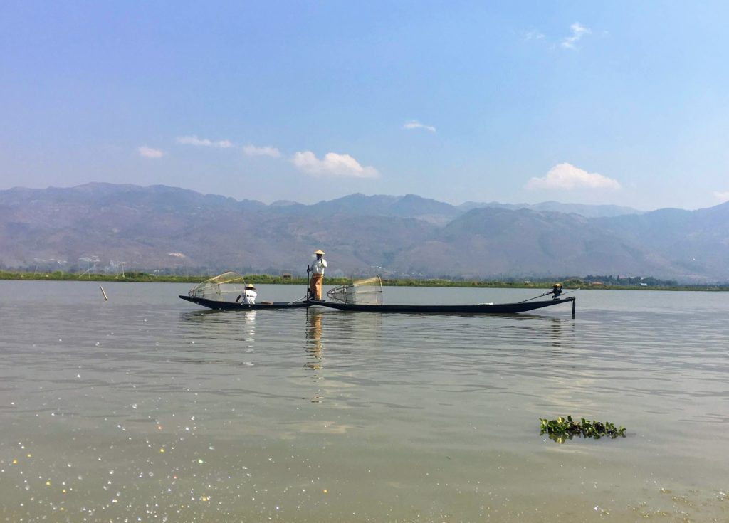 Hiring a Boat to Nyaung Shwe, Kalaw to Inle Lake trekking unguided Myanmar without a guide