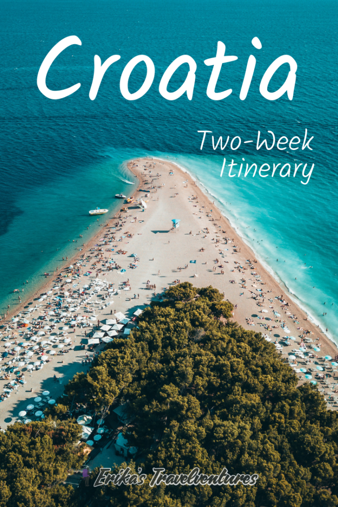 10 days in Croatia itinerary. Zagreb, capital of Croatia, Split, Plitvice Lakes, Hvar, Brac, Korcula islands off coast of Croatia, Dubrovnik. Things to do, where to stay, how to get around