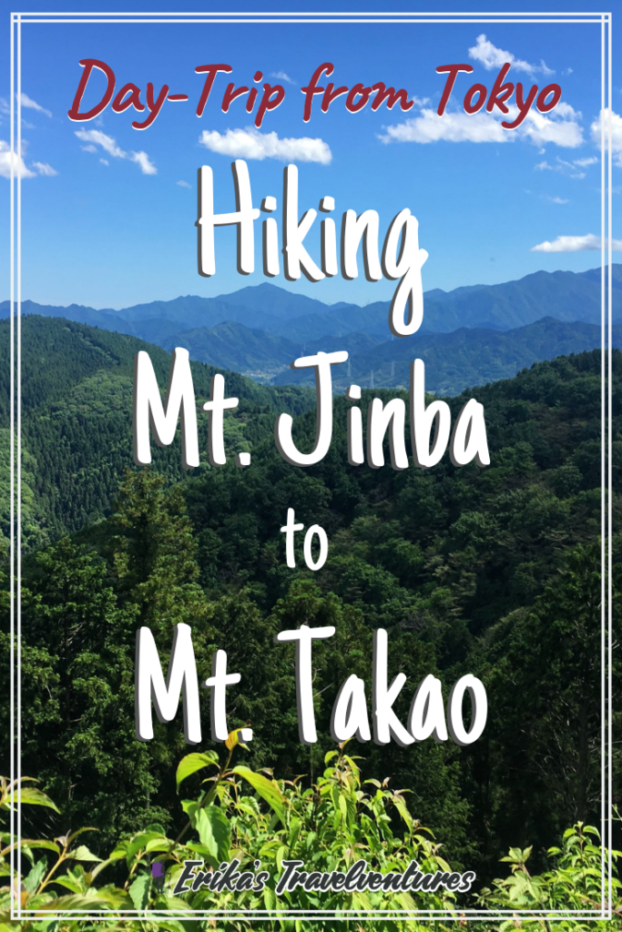 Hiking Mt. Jinba to Mt. Takao, how to get to Mt. Jinba start of the trek from Mt. Jinba to to Takao-san