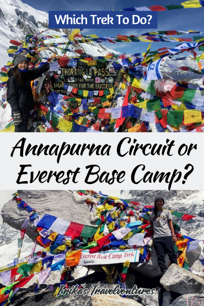 Everest Base Camp vs Annapurna Circuit, which trek to do in Nepal? Which trek should I do: Everest Base Camp or Annapurna Circuit Trek?