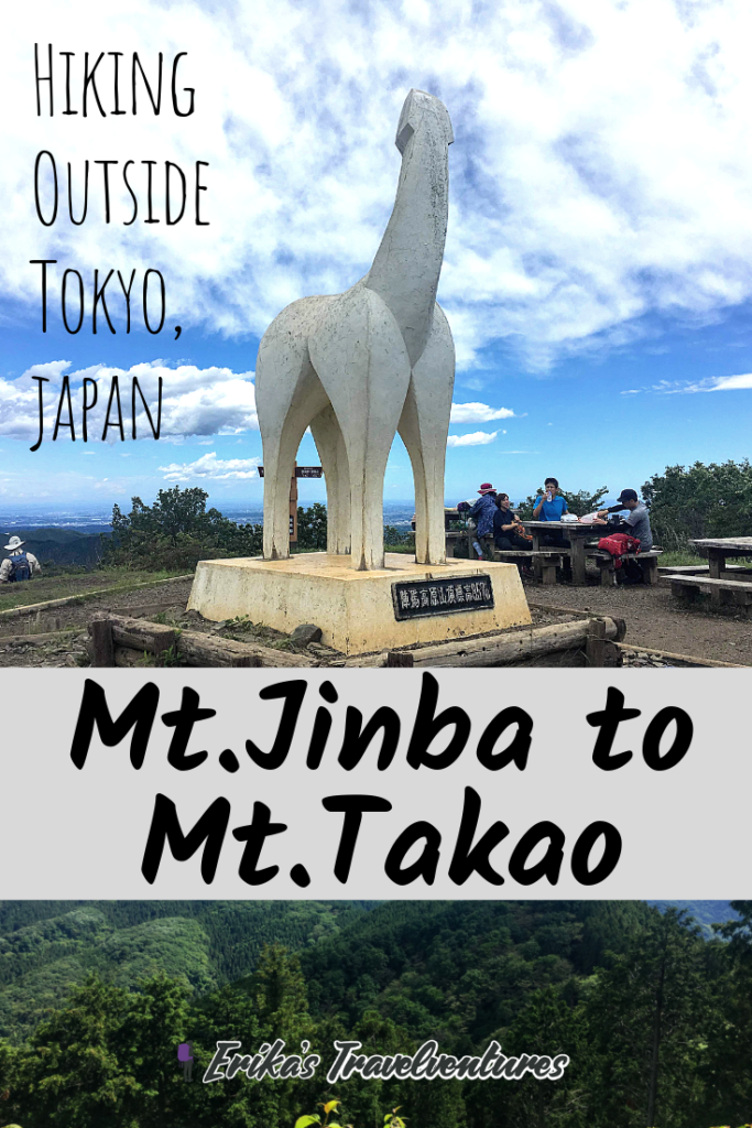 Hiking Mt. Jinba to Mt. Takao, how to get to Mt. Jinba start of the trek from Mt. Jinba to to Takao-san