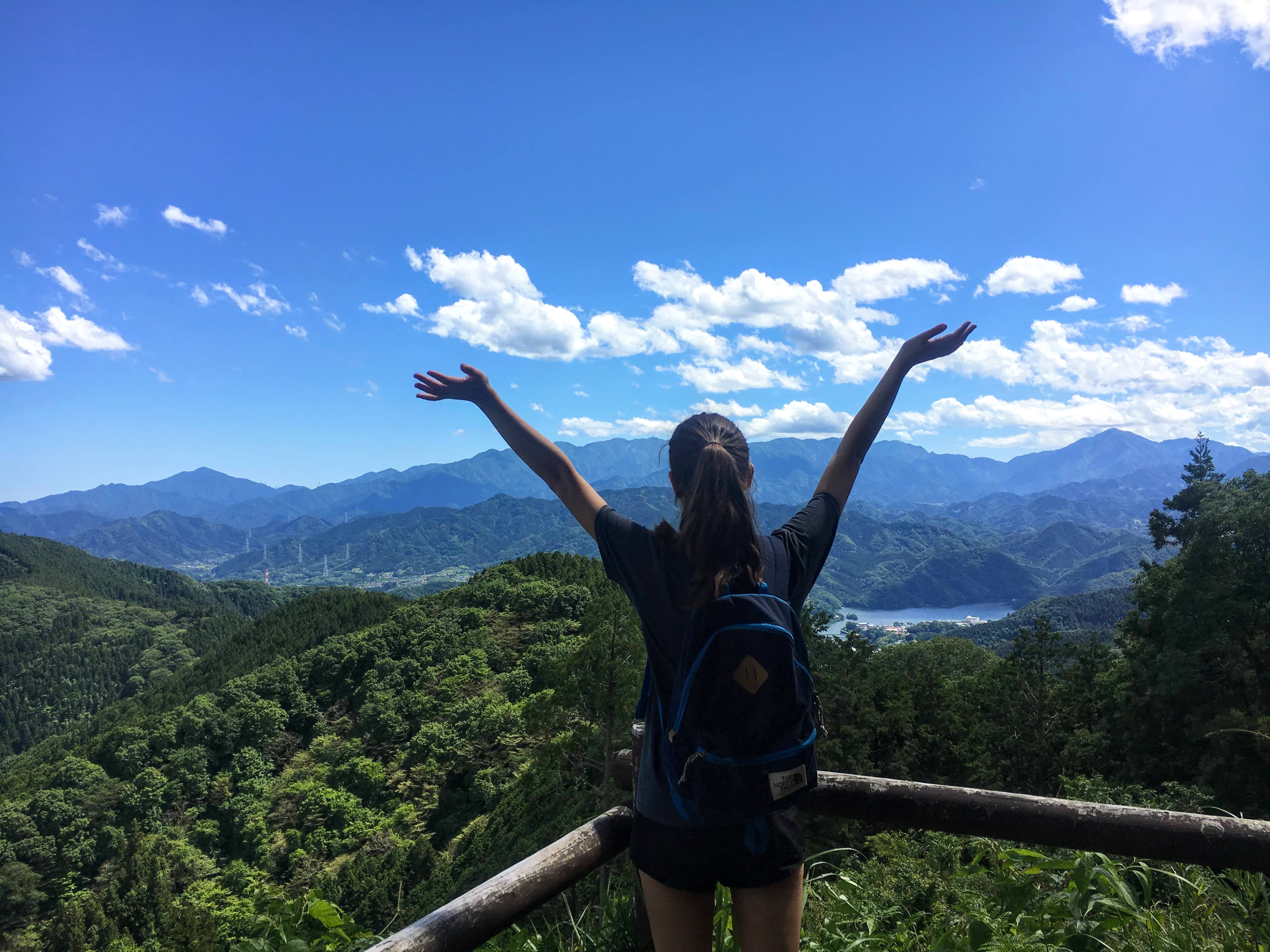 Hiking Mt. Jinba to Mt. Takao, how to get to Mt. Jinba start of the trek from Mt. Jinba to to Takao-san