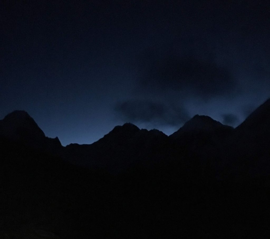 View from Kala Patthar next to Everest, Everest Base Camp, a side trek from the Three Passes Trek in Nepal