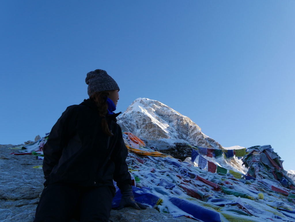 View from Kala Patthar next to Everest, Everest Base Camp, a side trek from the Three Passes Trek in Nepal