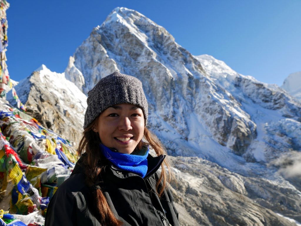 View from Kala Patthar next to Everest, Everest Base Camp, a side trek from the Three Passes Trek in Nepal