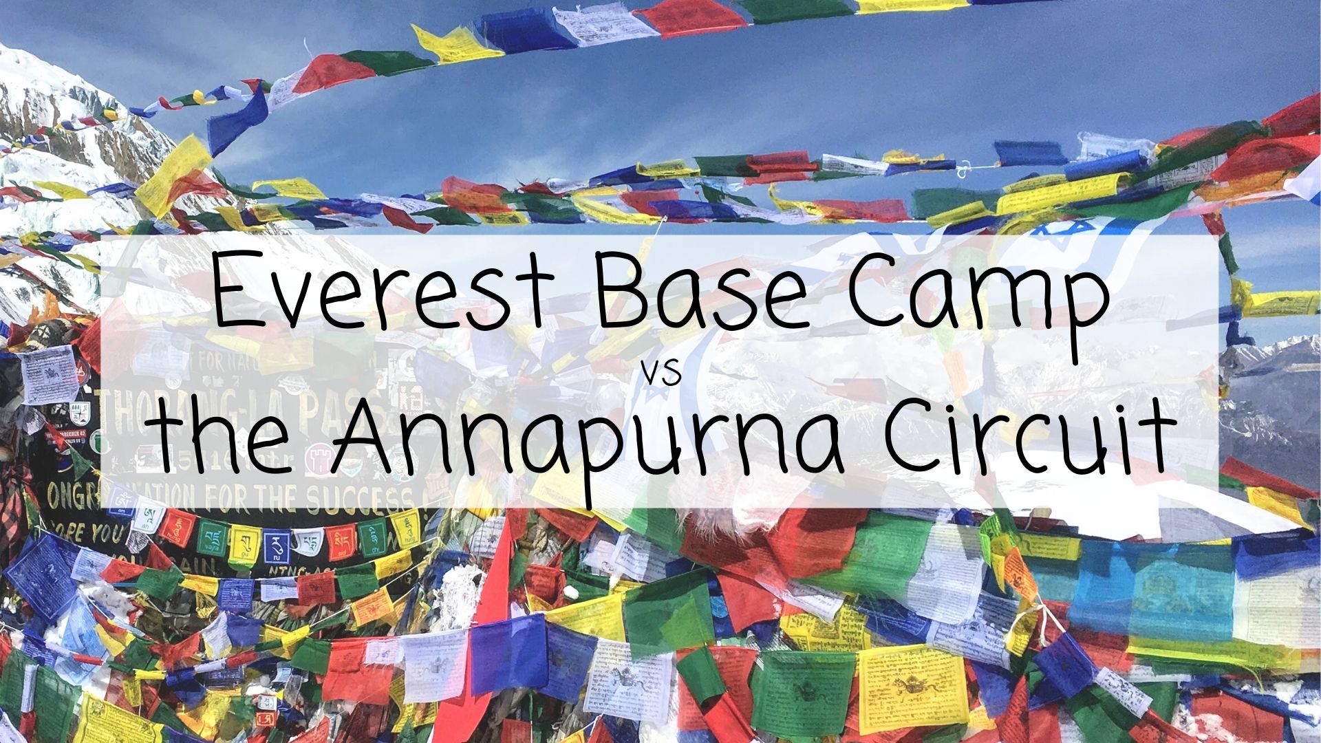 annapurna circuit vs everest base camp trek cover