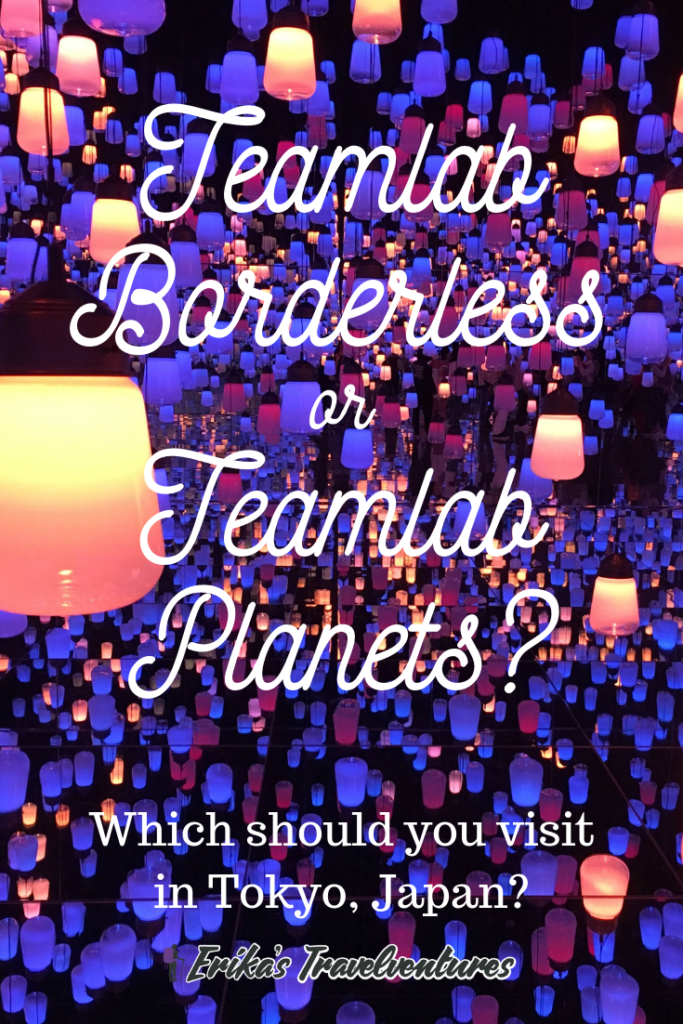 Teamlab Borderless or Teamlab planets which one to go to? Which MORI Digital Art Museum, Teamlab Planets or Teamlab Borderless should you visit?