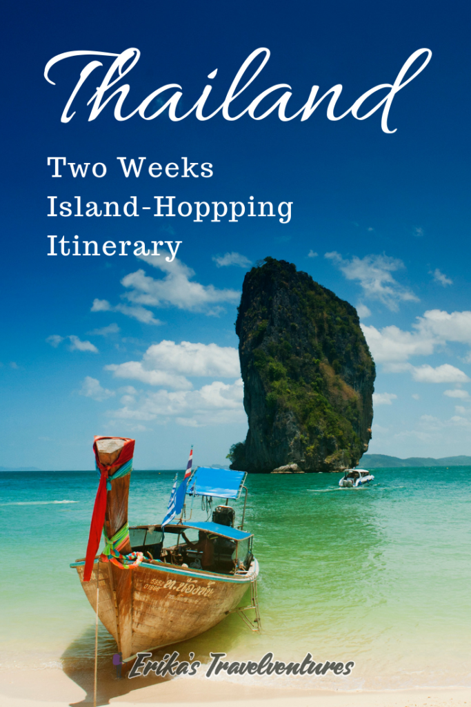 Two week Thailand island hopping itinerary Koh Phangan Koh Phi Phi Koh Lanta Koh Samui Koh Tao Ao Nang Railay Beach Patong Beach Ao Nang Bangkok