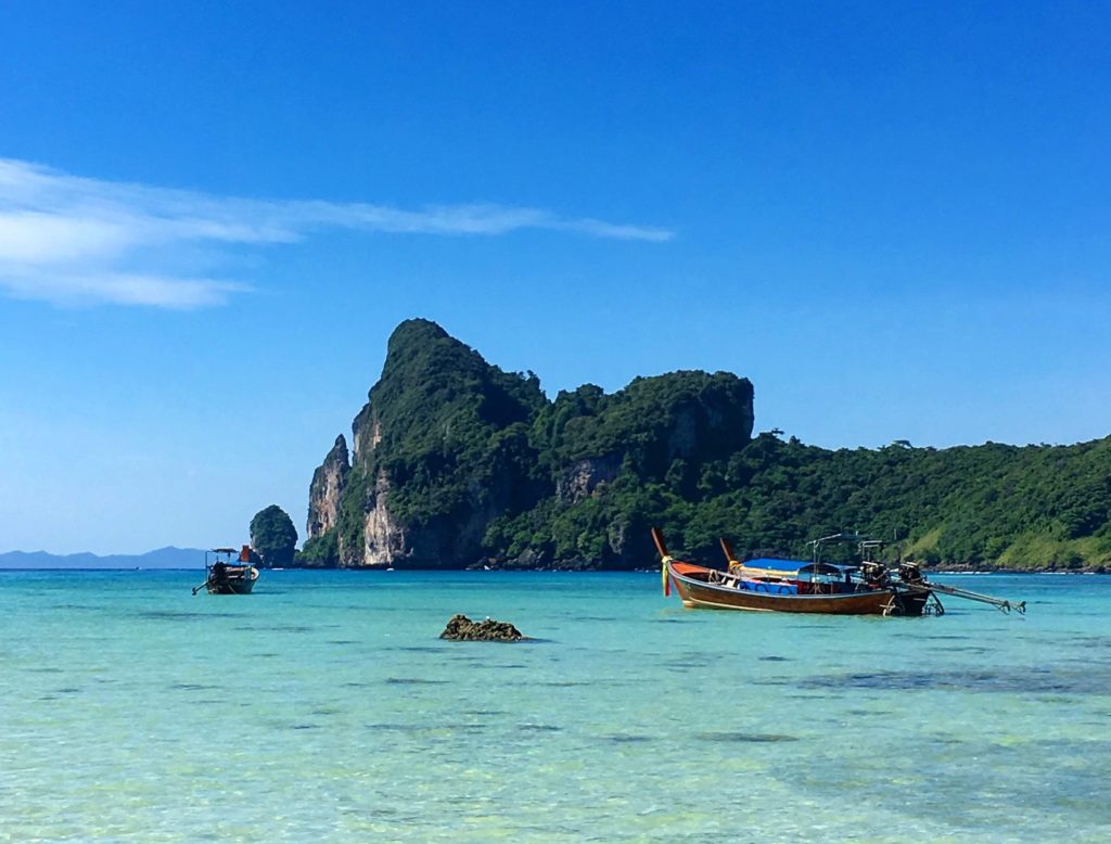 Two week Thailand island hopping itinerary Koh Phangan Koh Phi Phi Koh Lanta Koh Samui Koh Tao Ao Nang Railay Beach Patong Beach Ao Nang Bangkok