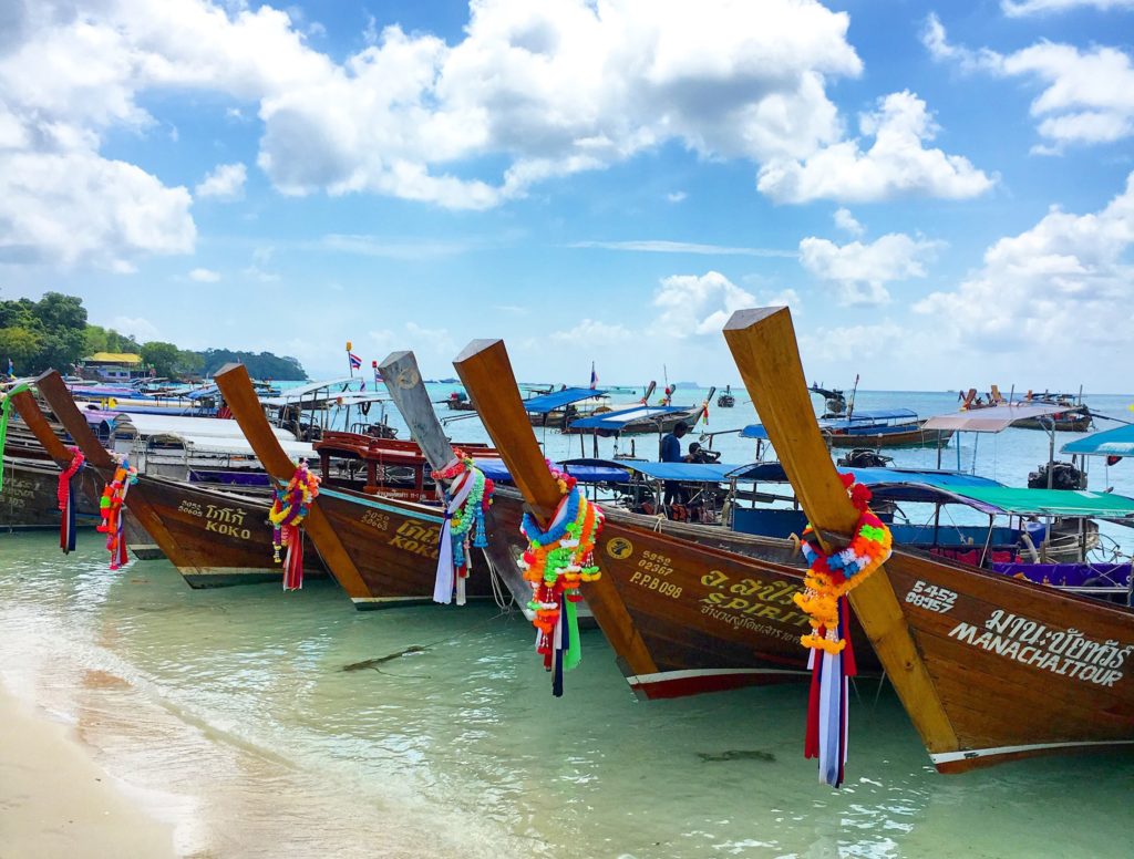 Two week Thailand island hopping itinerary Koh Phangan Koh Phi Phi Koh Lanta Koh Samui Koh Tao Ao Nang Railay Beach Patong Beach Ao Nang Bangkok