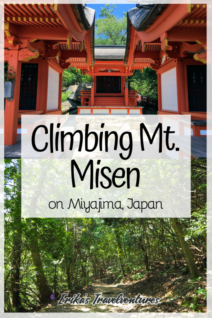 Mt. Misen hike Miyajima Japan itinerary, Miyajima day-trip mount misen hike is worth it views islands pinterest