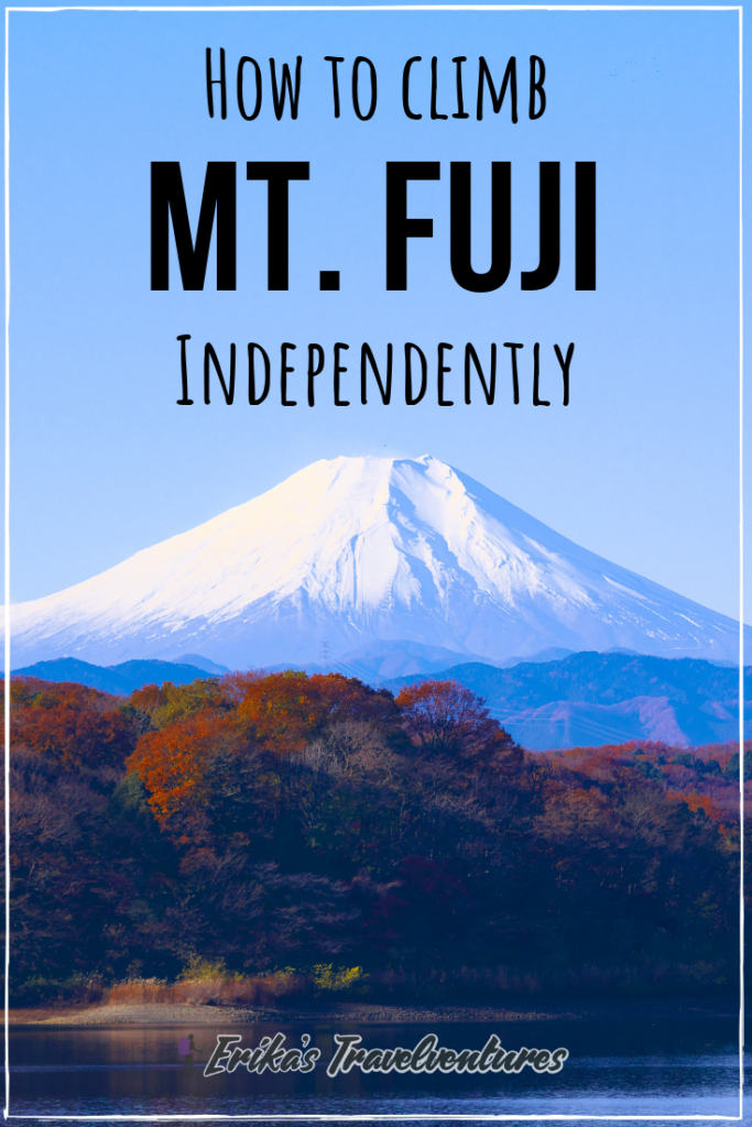 When to climb Mt. Fuji, how to climb Mt. Fuji summit independently. Things to pack, what to wear, how to prepare for climbing the Mt Fuji summit from Tokyo, Japan bullet climb pinterest