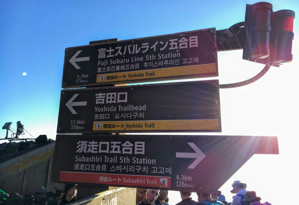 When to climb Mt. Fuji, how to climb Mt. Fuji summit independently. Things to pack, what to wear, how to prepare for climbing the Mt Fuji summit from Tokyo, Japan bullet climb