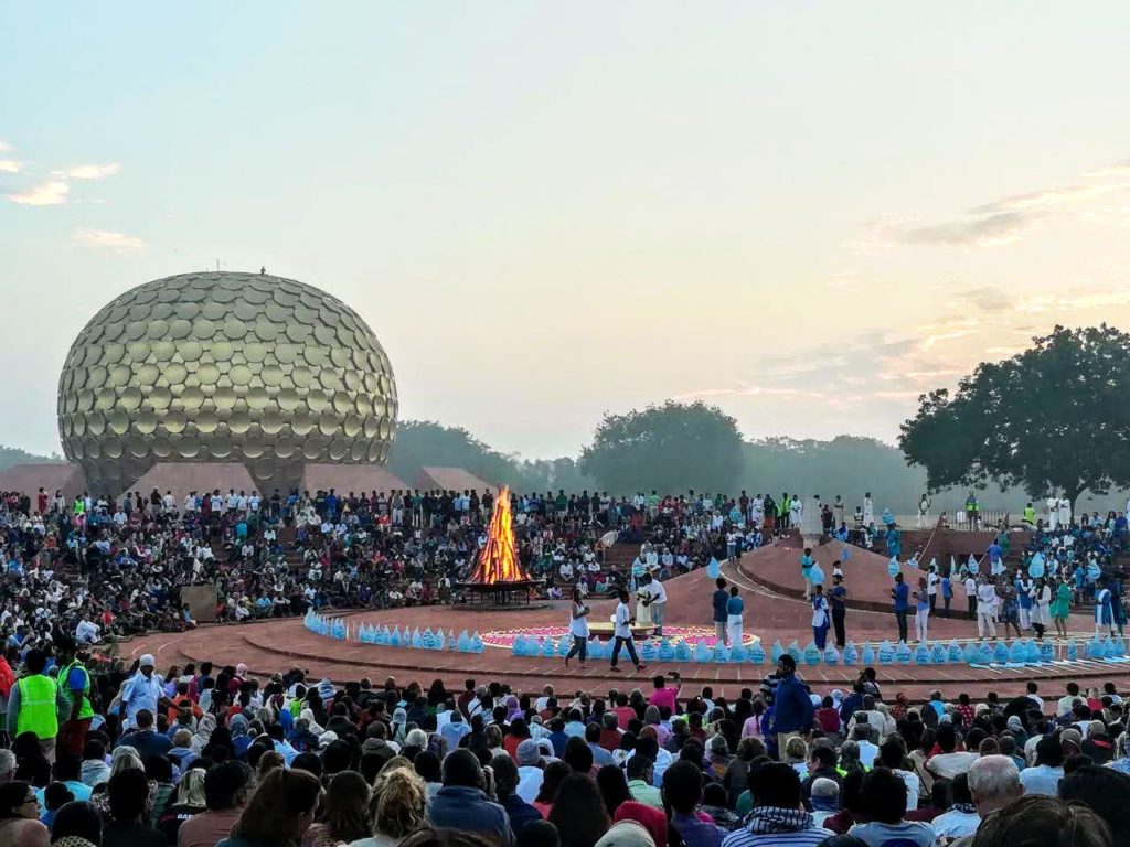 Auroville city of dawn, things to do in Auroville, visiting the Matrimandir for meditation, volunteering in Auroville, day trip from Pondicherry, Auroville Tamil Nadu India The Mother and Sri Aurobindo Auroville history