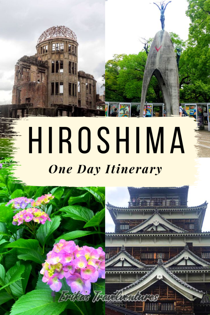 One day in hiroshima itinerary things to do in hiroshima, atomic bomb memorial, peace memorial park, childrens peace memorial, okonomiyakimura pinterest