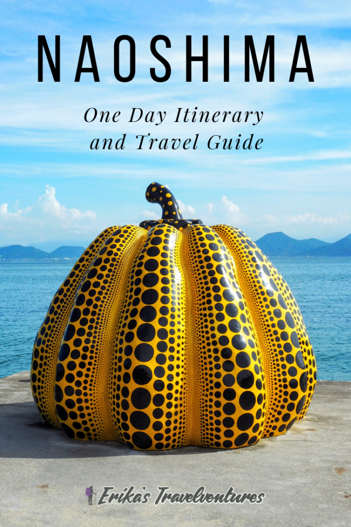 Naoshima Art Island one day itinerary, setouchi triennale one day itinerary for naoshima, naoshima ferry, where to stay on naoshima, Japan, Art house projects, yayoi kusama pumpkin pinterest