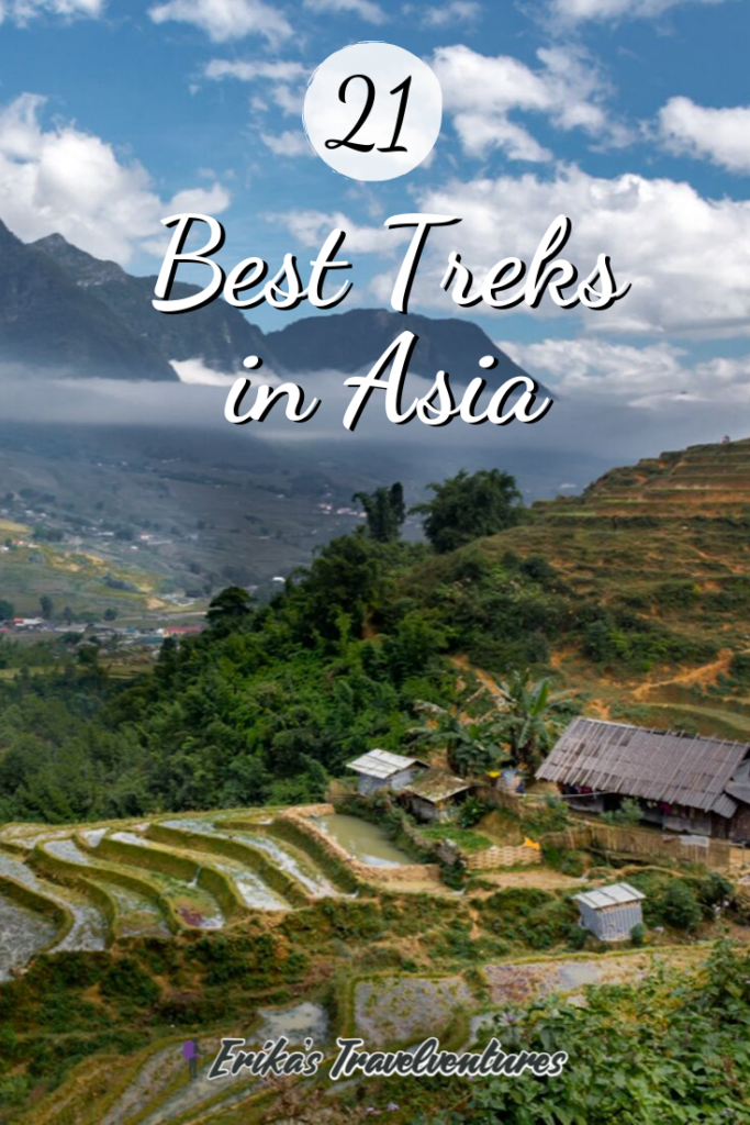 Best treks in Asia, three passes trek, everest base camp, kolsai lakes, annapurna circuit, mount rinjani, kalaw to inle lake, tiger's nest, india, nepal, indonesia, china, mt. fuji in Japan, favorite treks in Asia by travel bloggers pinterest